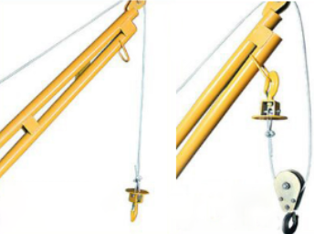 小吊機的不同連接方式