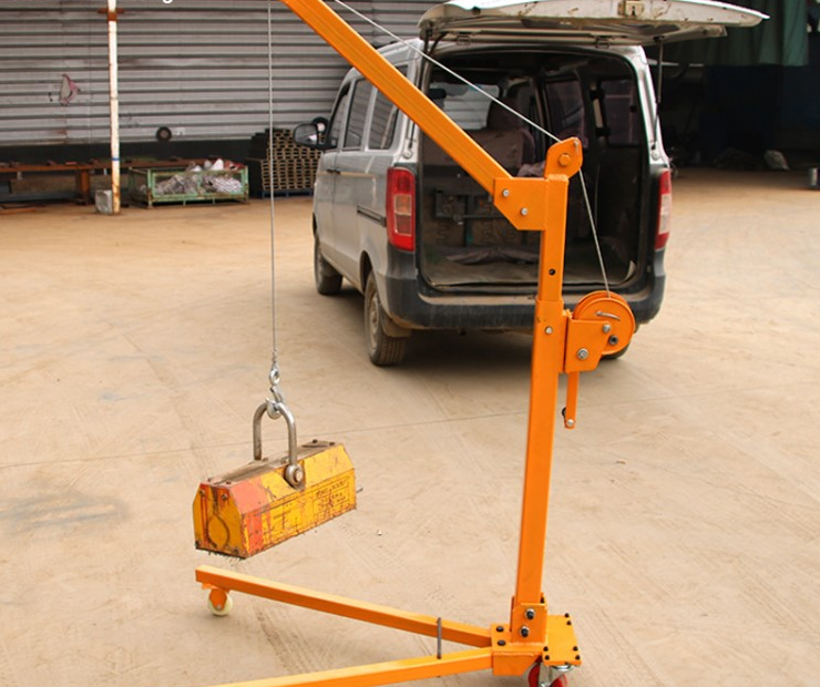 小吊機(jī)配合永磁起重器使用